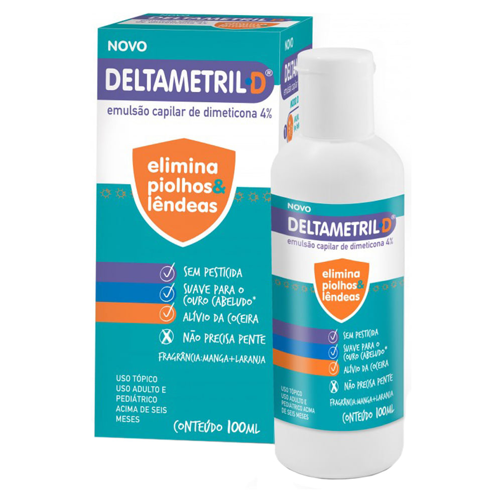 DELTAMETRIL D EMULSAO CAPILAR 100ML