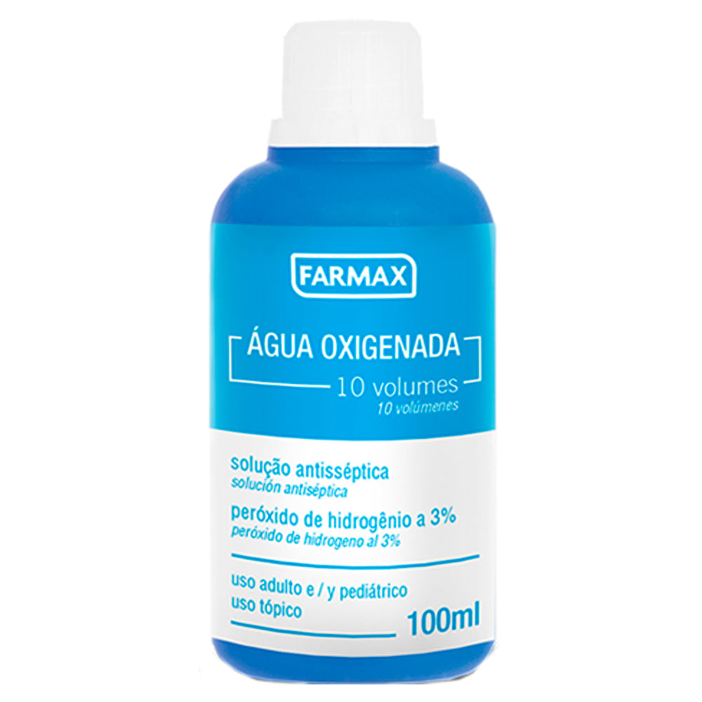 AGUA OXIGENADA 10VOL 100ML FARMAX
