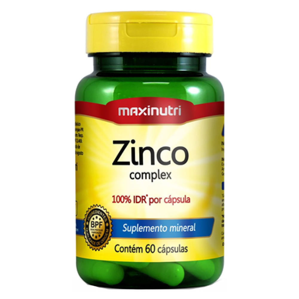 ZINCO COMPLEX MAXINUTRI 100% IDR 60 CAPS / MAX