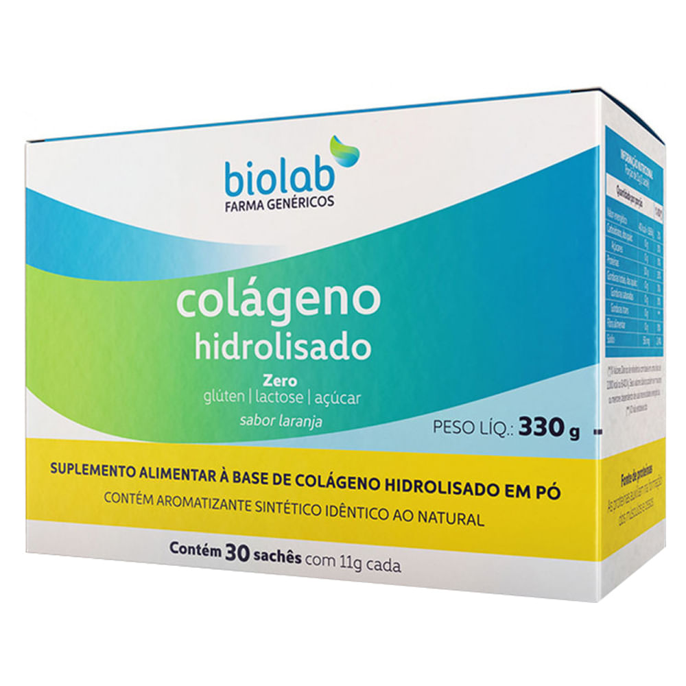 COLAGENO HIDROLISADO BIOLAB 11G 30 SACHES