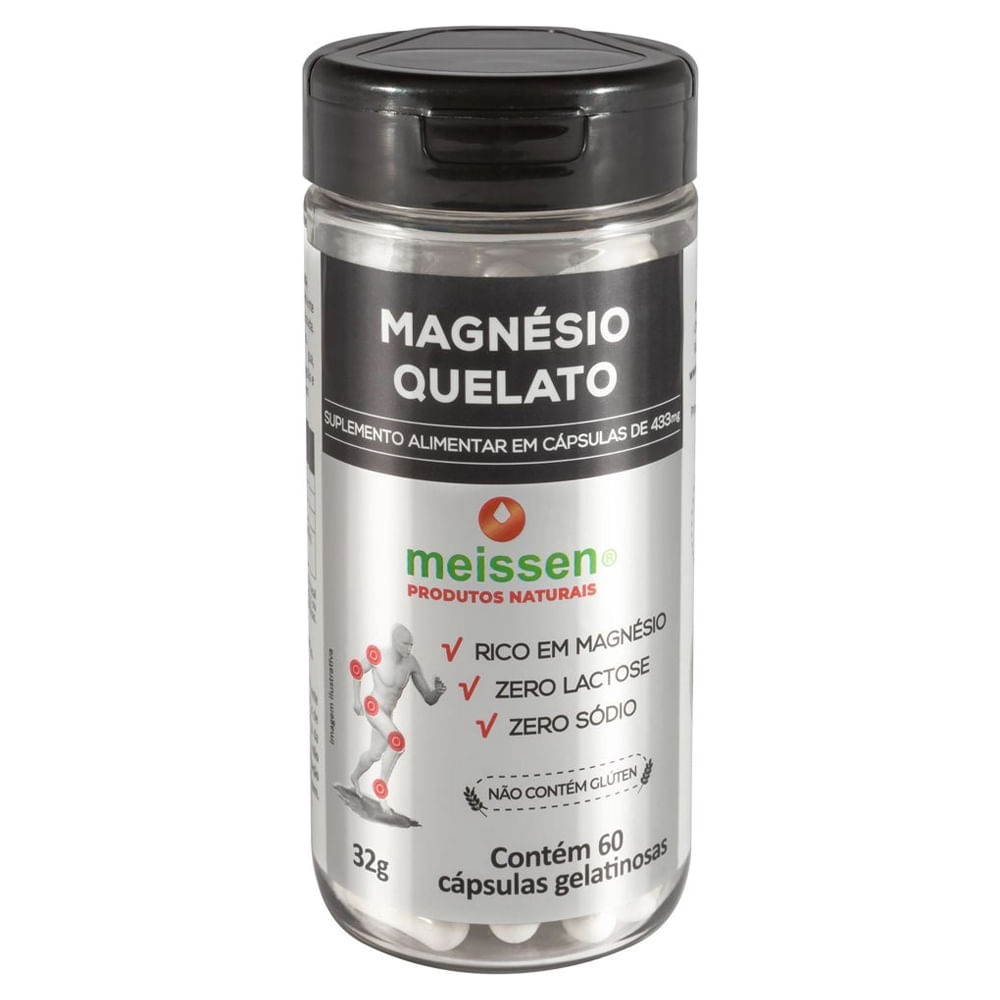 MAGNESIO QUELATO MEISSEN 433MG 60 CAPS