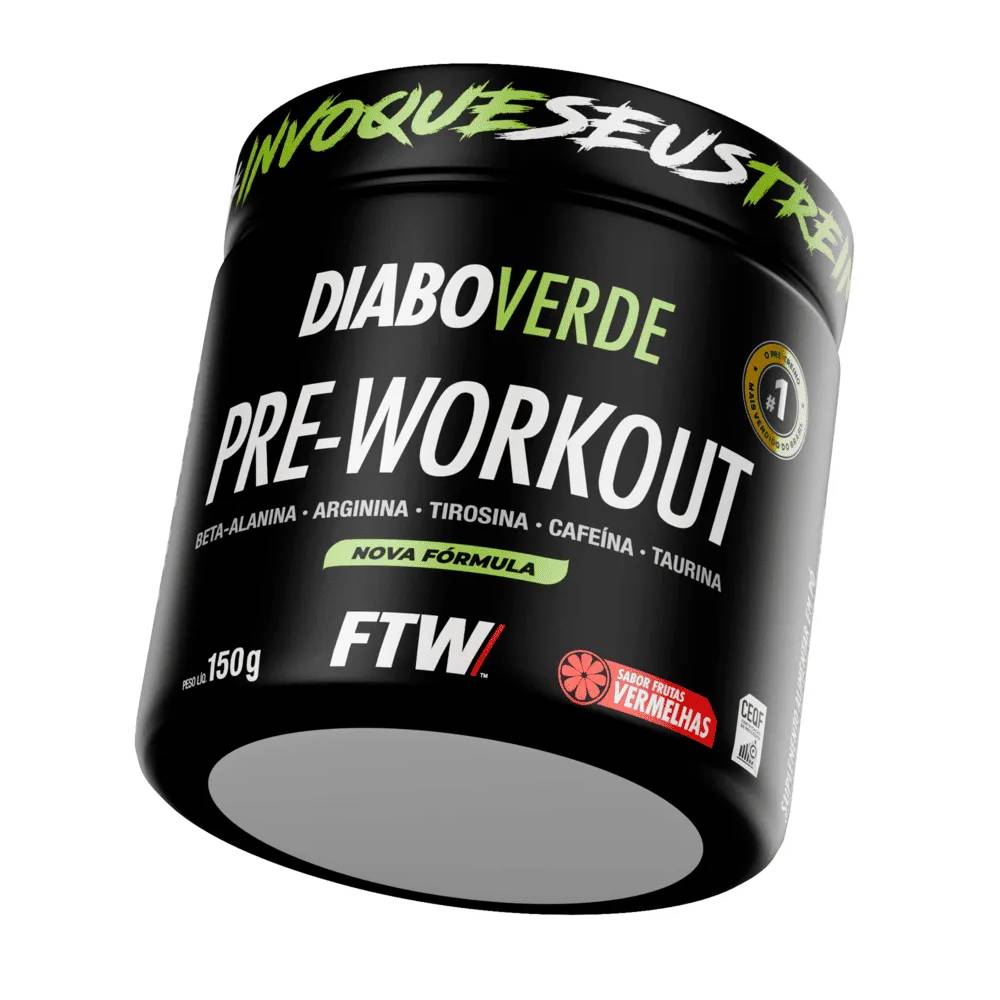 BIABO VERDE PRE-WORKOUT 150G FRUT VERM
