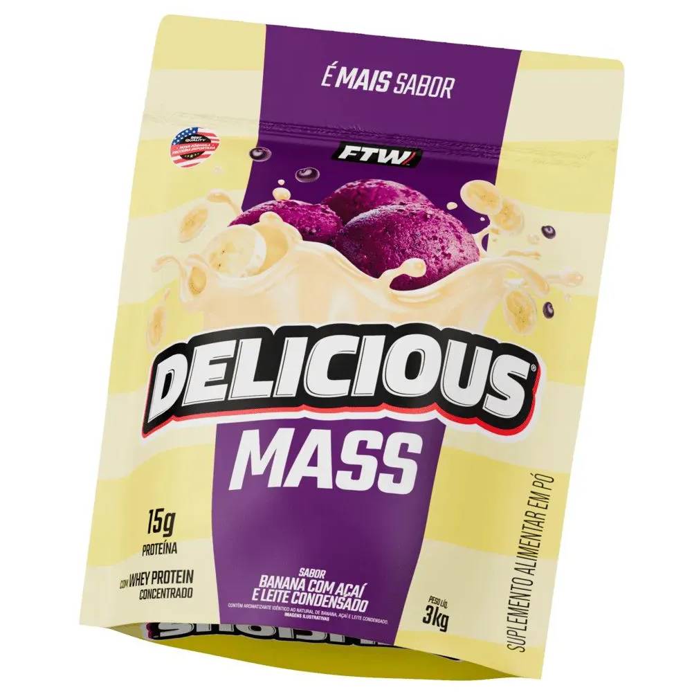 DELICIOUS MASS SABOR BANANA AÇAI/ LEITE COND